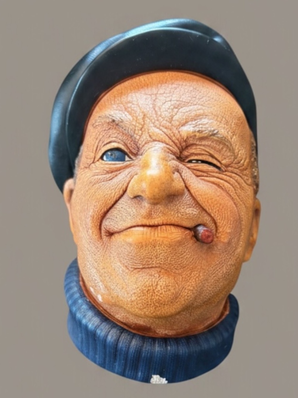 Vintage Bossons Chalkware “Boatman” Head 1967 England